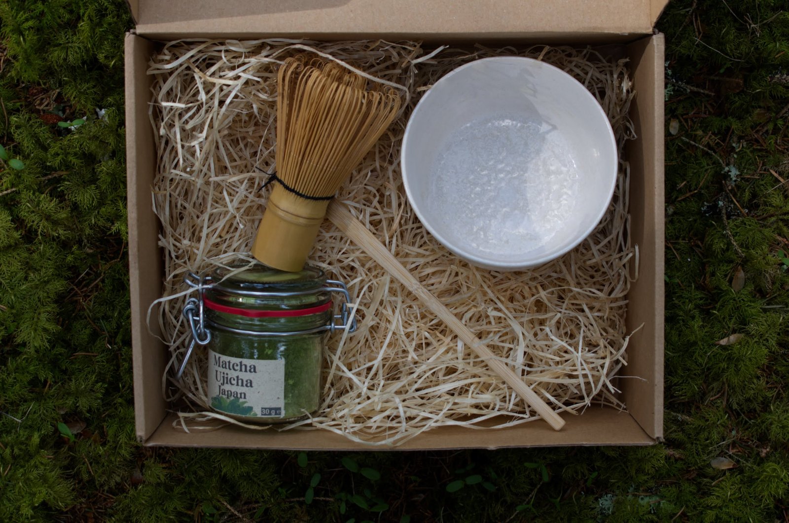 Matcha box with Japanese matcha bamboo whisk bamboo spoon and matcha bowl buy online True Tea