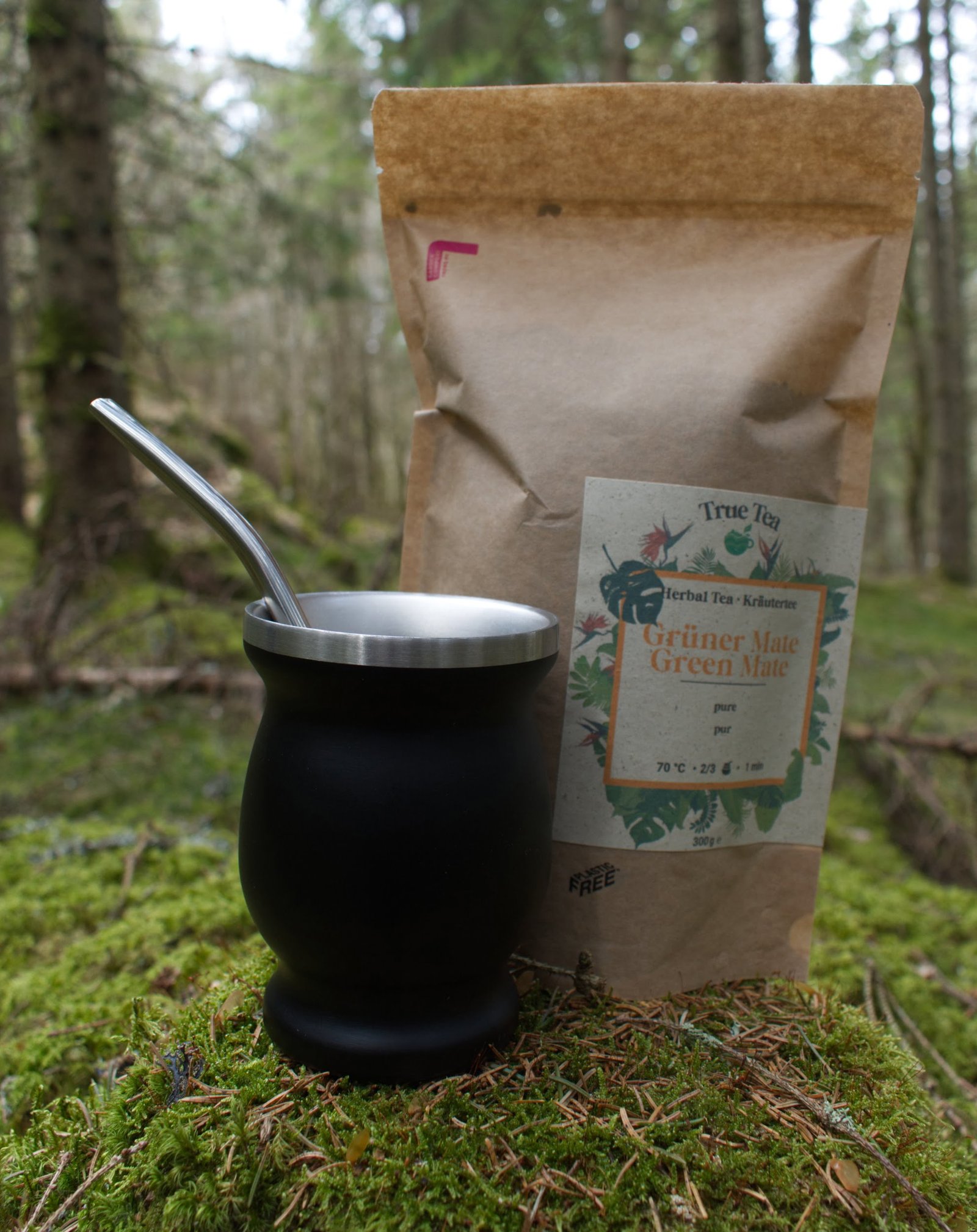 Mate mit Kalebasse aus Edelstahl und Bombilla online kaufen set True Tea